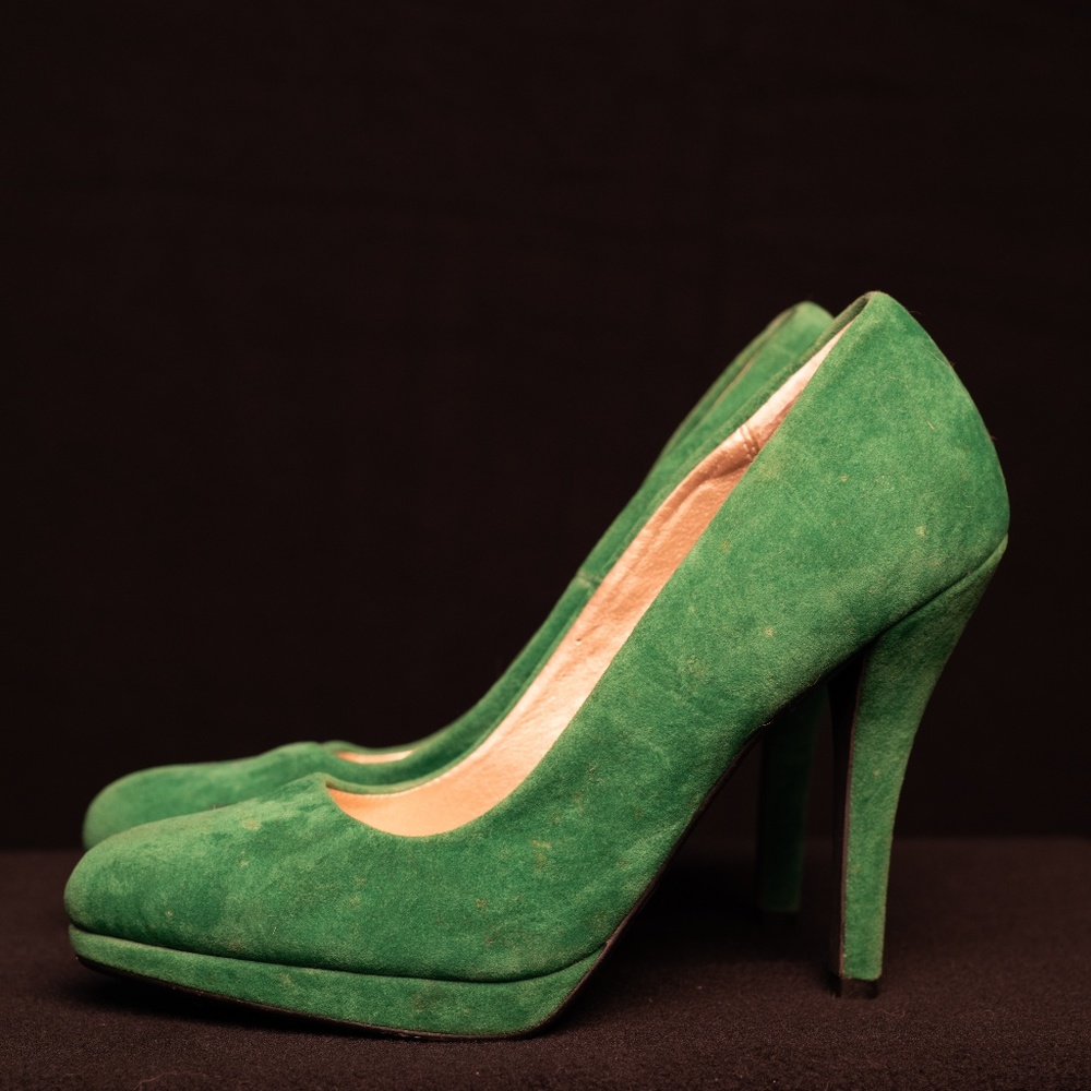 Cupid Heels - Green - Size 5.5 Used